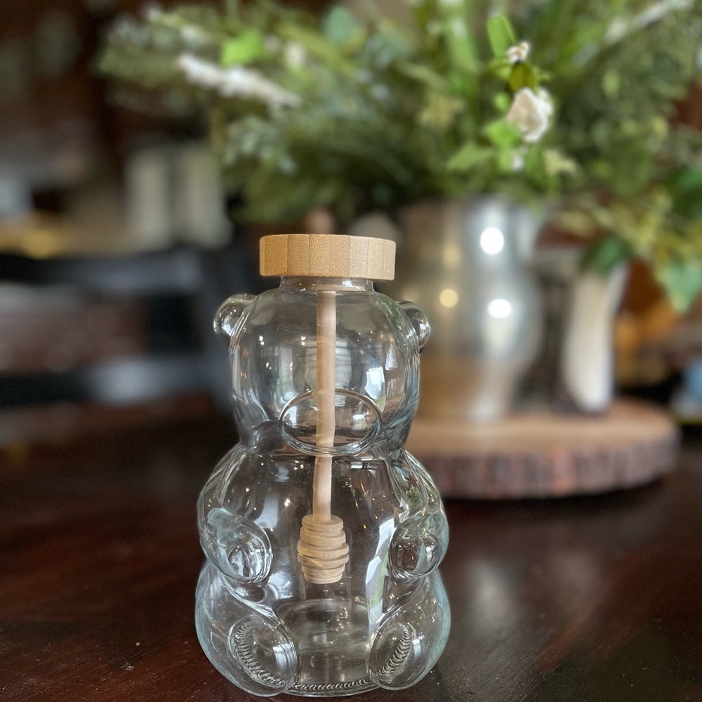Target bullseye honey jar